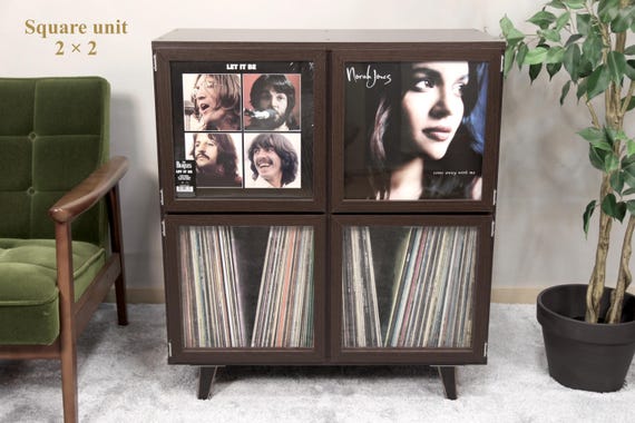 Aufbewahrung von Schallplatten | 33rpm LP Album Art Box | Einzelhalter  Vitrinenma - Etsy.de