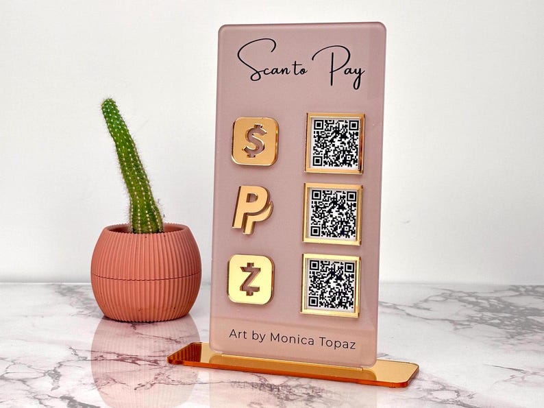 QR code sign
Social Media sign
Business Signage
Beautician Sign
Connect with us
mini sign
payment sign
acrylic sign
scan to pay sign
qr code aufsteller
tip sign
social media plaque
qr code stand