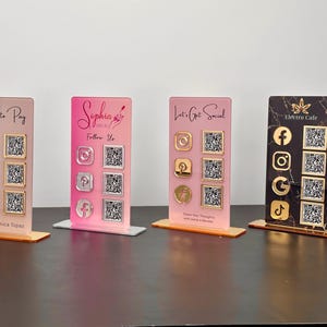 QR code sign
Social Media sign
Business Signage
Beautician Sign
Connect with us
mini sign
payment sign
acrylic sign
scan to pay sign
qr code aufsteller
tip sign
social media plaque
qr code stand