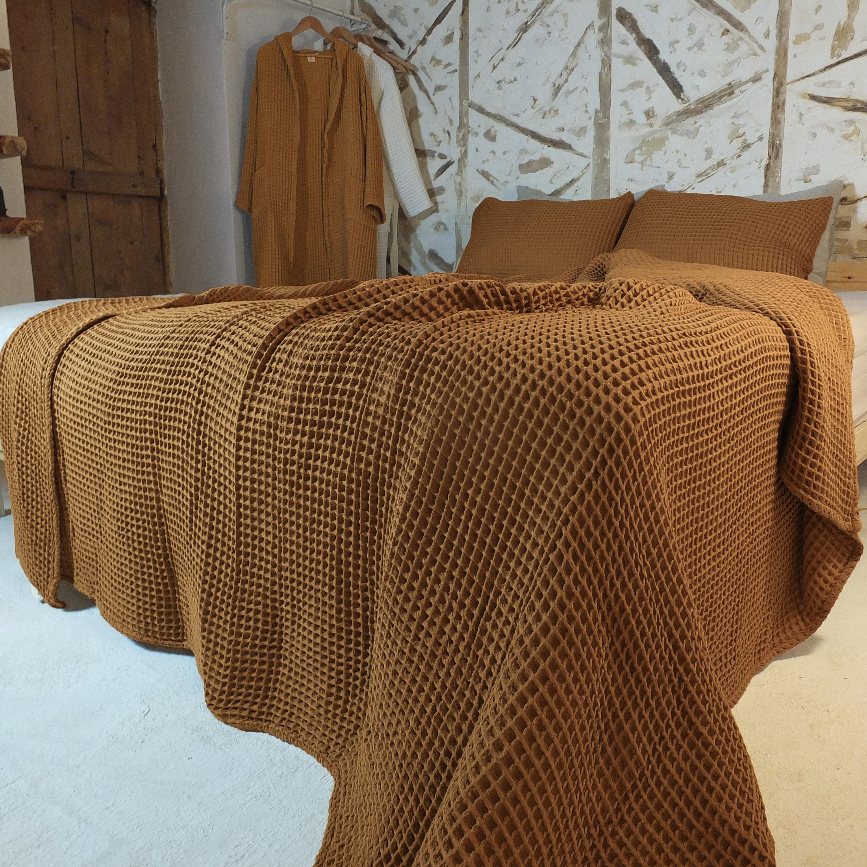 Thick Waffle Blanket Etsy