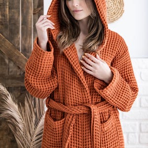 Luxury Bathrobe, %100 Organic Cotton, Absorbent, Christmas Gift