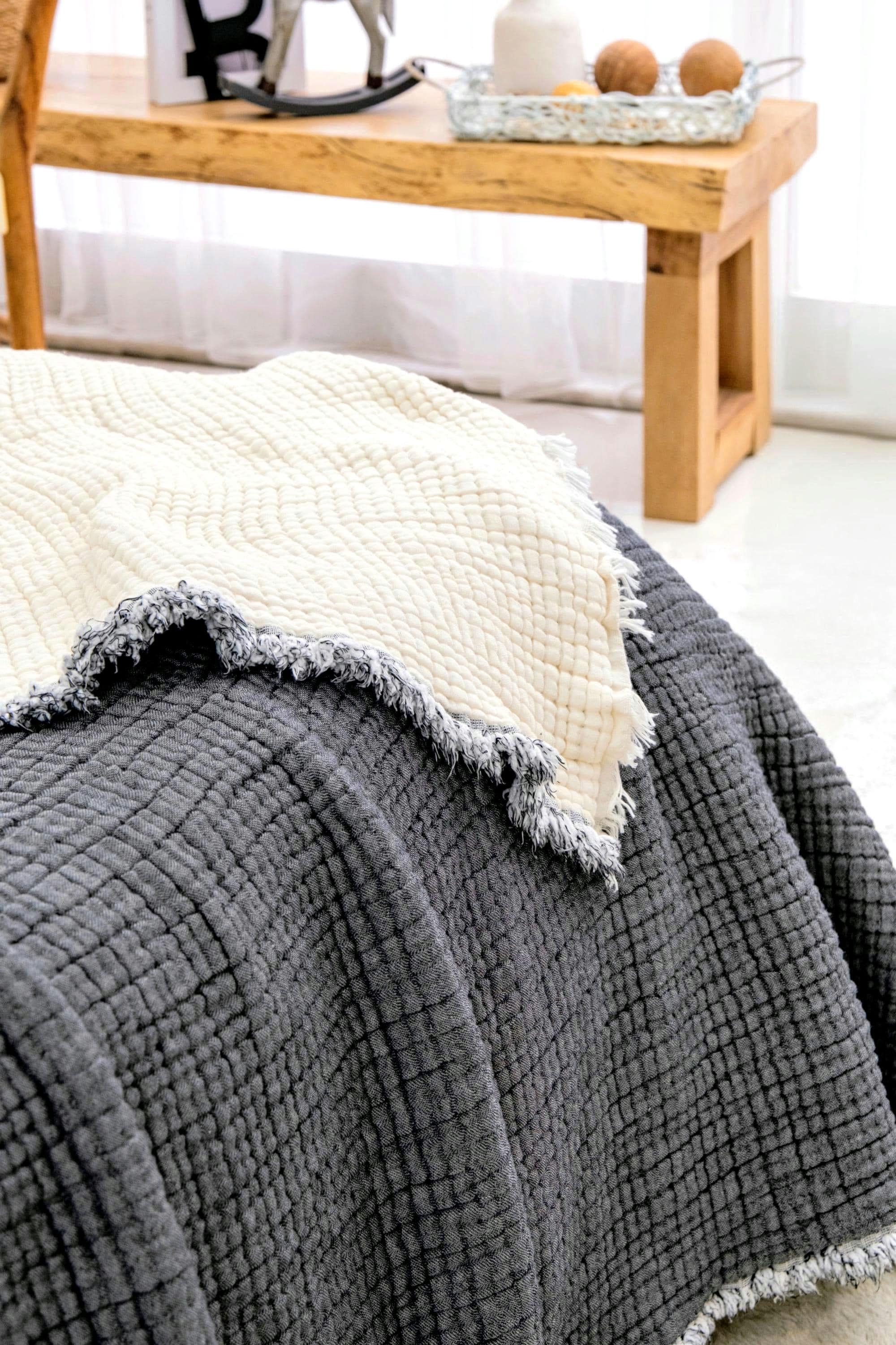 3-teiliges Bettwäsche-Set Gesteppt – Überwurf Für Einzel- Bis Kingsize-Betten