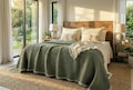 Organic Cotton Muslin Comforter, 8-Layer Thick and Extra Soft Quilt, Oversized King Bedspread product logo