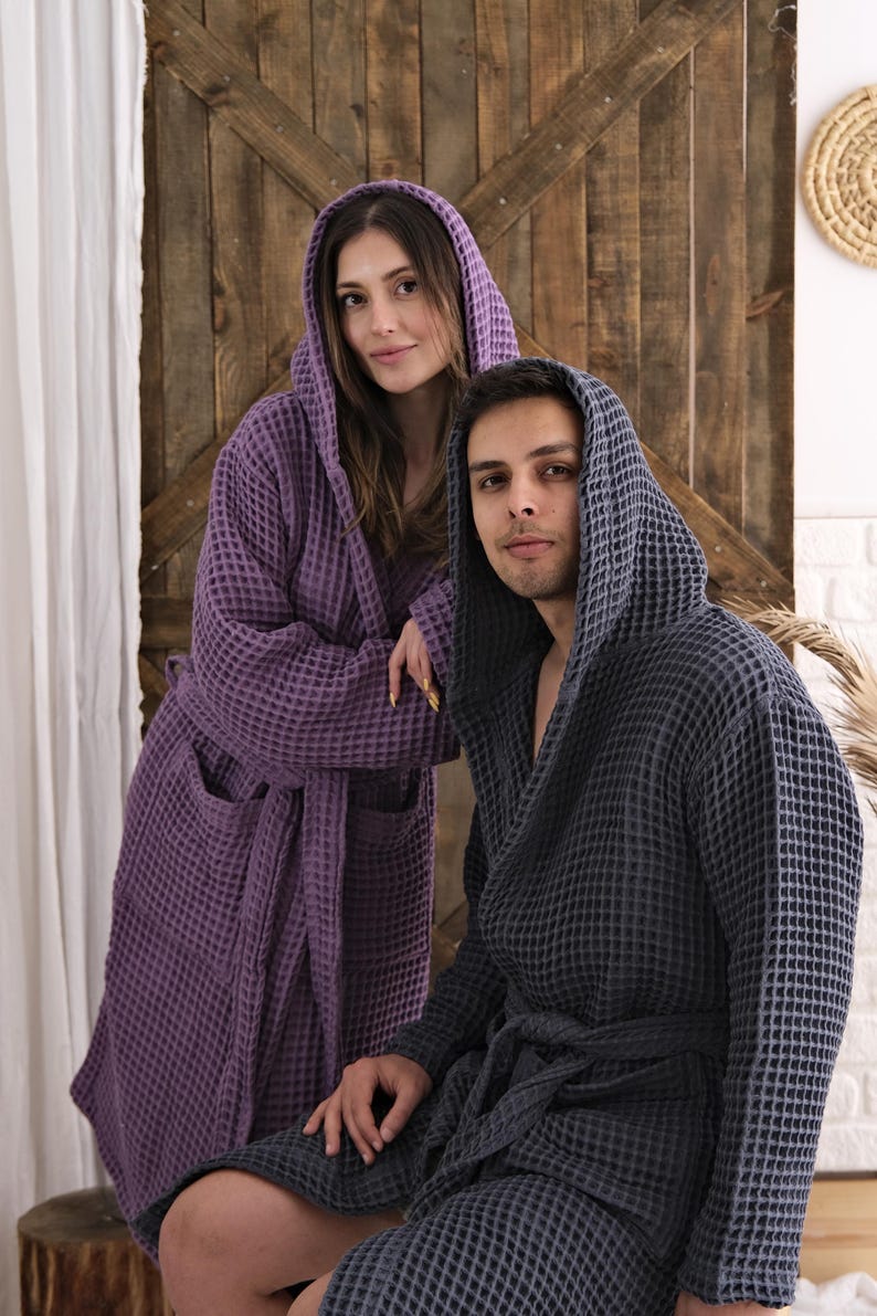 Weave Robe Men Luxury Men's Robe, %100 Organic Cotton Loungewear - Etsy