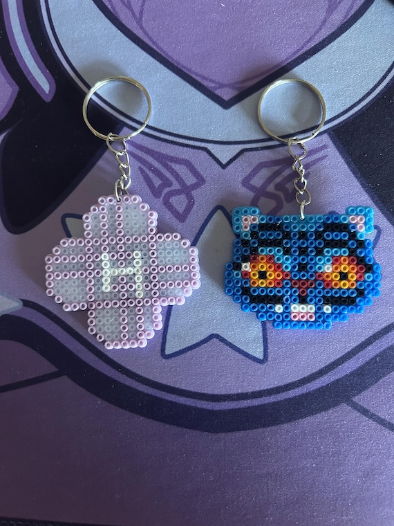 KPDH Perler Bead Keychains - Etsy