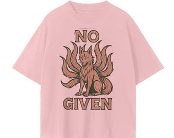 Kitsune TShirt  No Fox Given Japanese Yokai Nine Tails Graphic Tee
