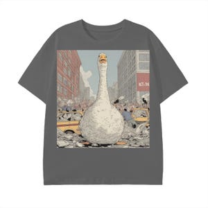 Camiseta de anime Goosezilla / Camiseta con estampado de kaiju japonés