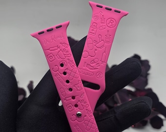 Pharmacy Apple Watch Band: Doctor Gift, Medical Design Silicone Strap