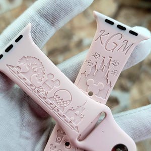 Personalized Disney theme park Apple Watch Band GIft for Her Gift for kids Disney love Disney Christmas Gift Custom Apple Watch Micky Mouse
