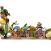 Spring Rabbit Easter Scrabble Figurine Miniatures Centerpiece Table Top Gift Home Decor - Decoration Home or Office Eggs Buttons Bunny