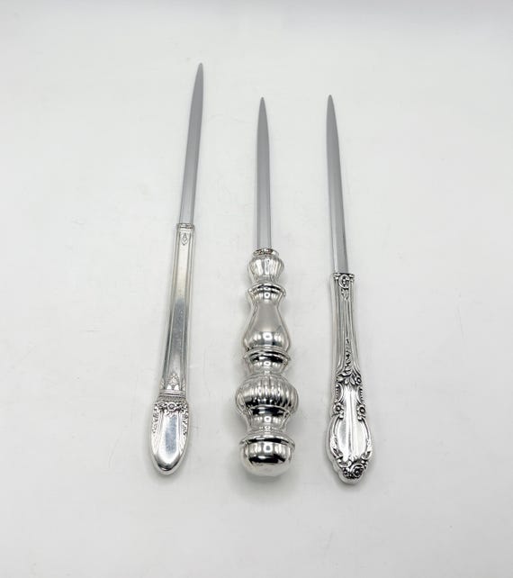 Letter Opener Home Office Tool Vintage Envelope Mail Antique Silverplate