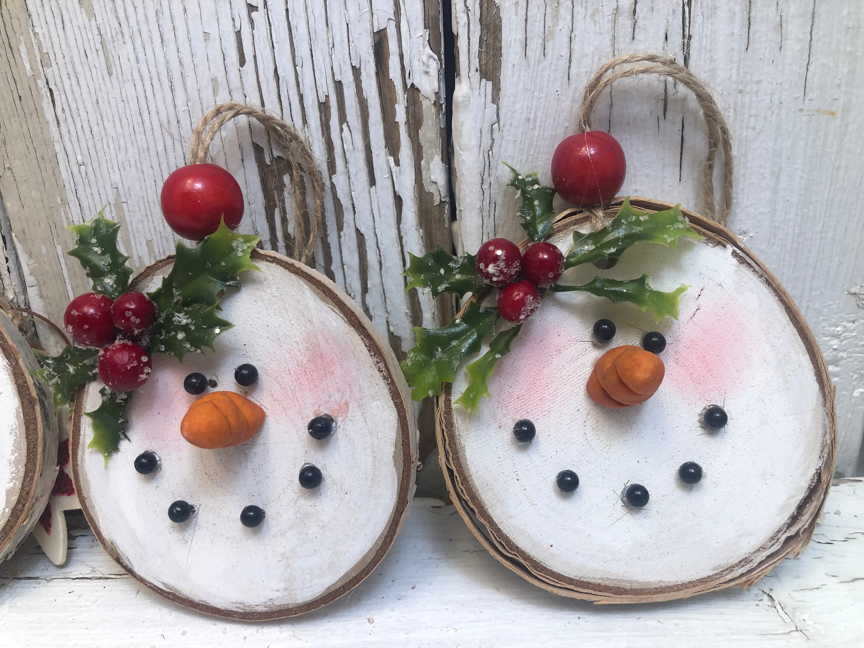Snowman Ornament — Country Neighbor Crafts