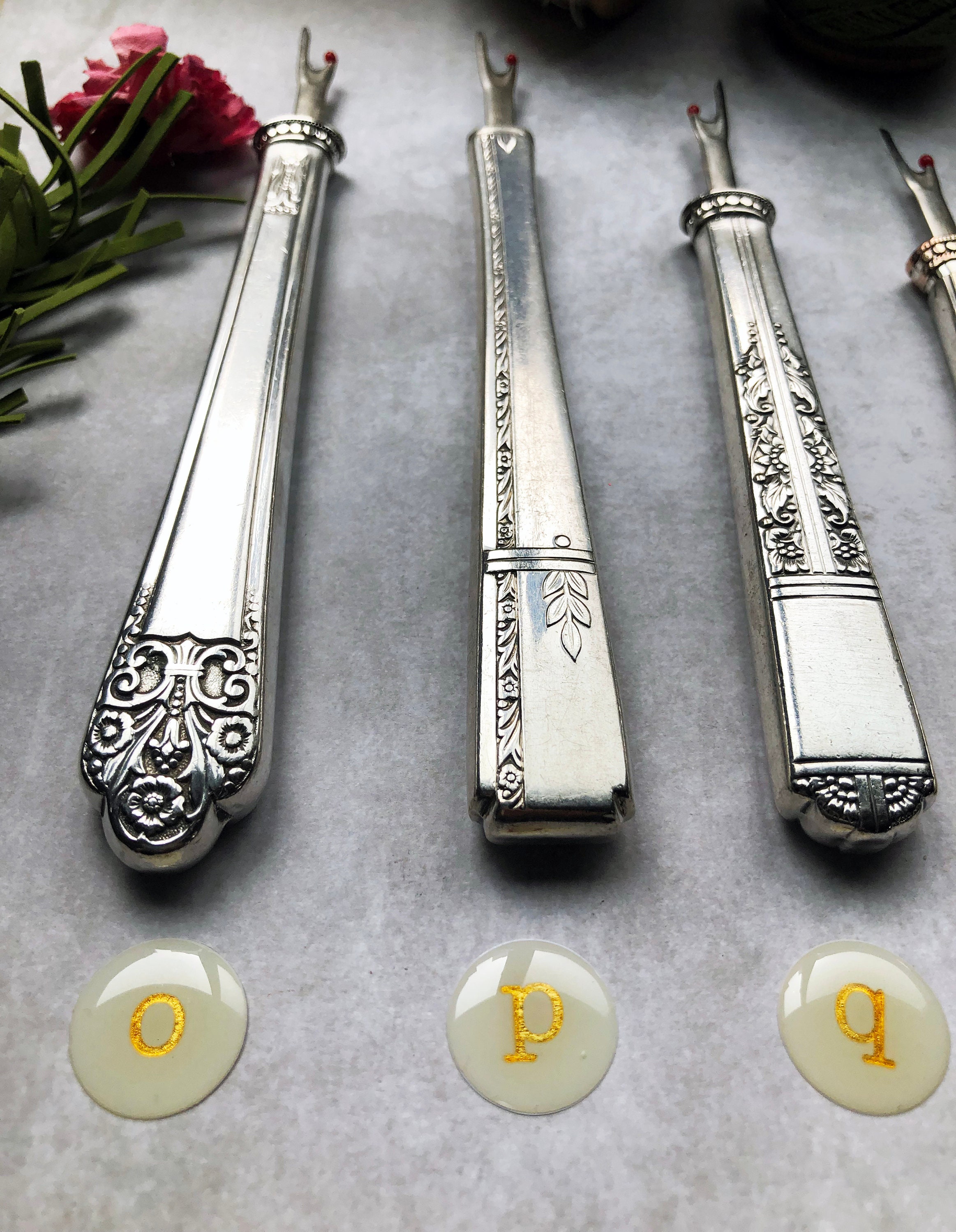 Antique Silverplate Seam Ripper Sewing Quilting Notion Tool Etsy