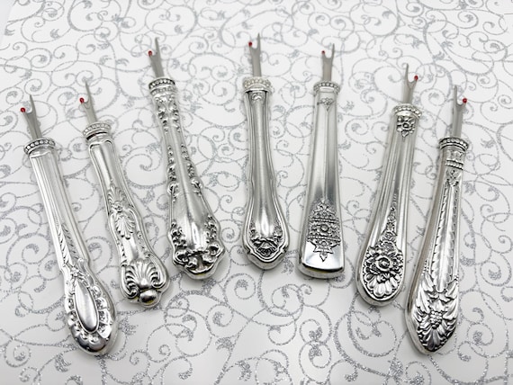 Vintage Silverplate Seam Ripper, Fancy Sewing Tool, Gift Box