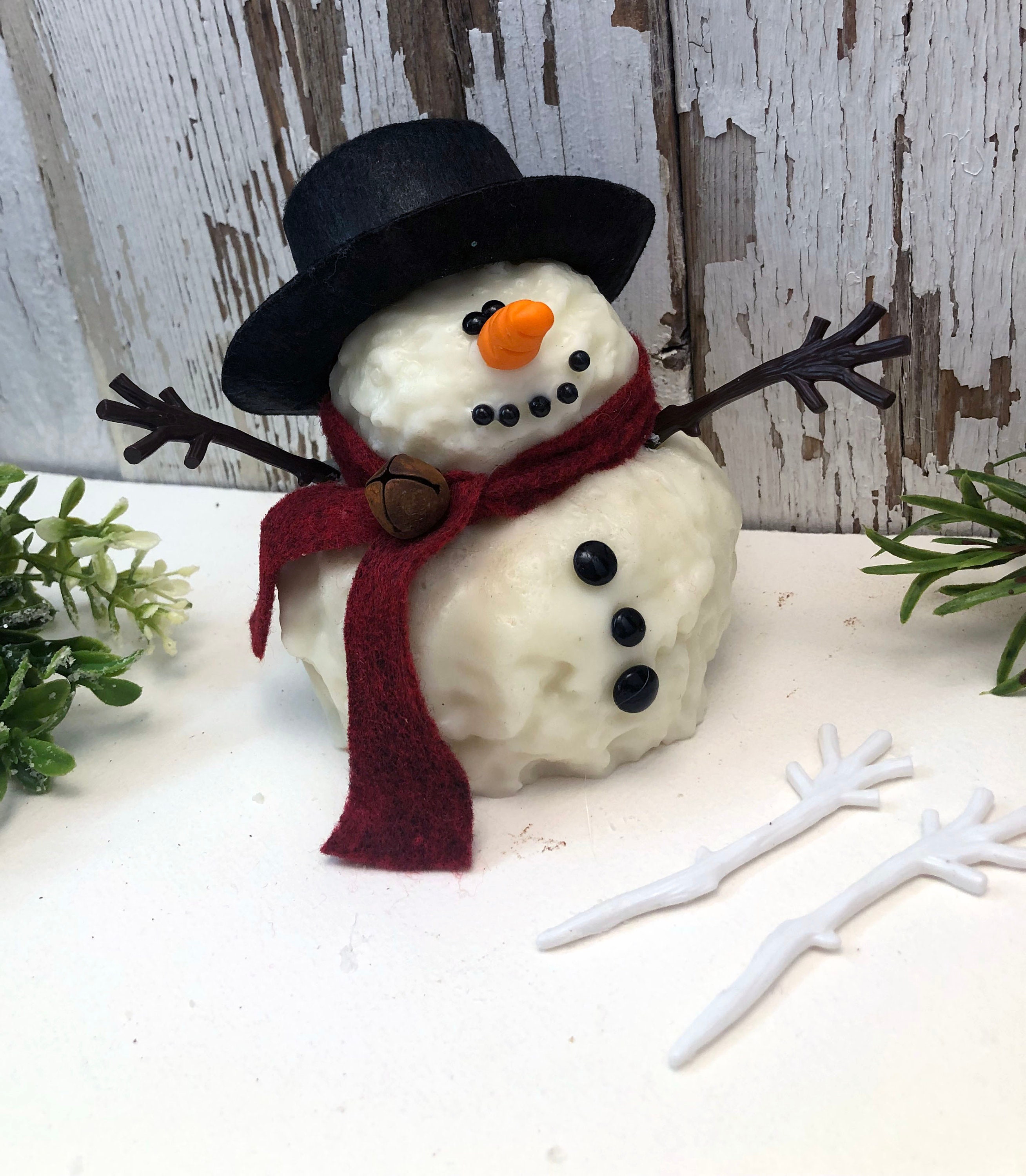 DIY Snowman Kit Snowman Hat, Snowman Arms, Snowman Nose Snowmen Elements 