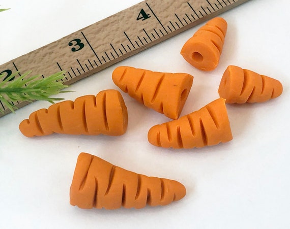 SIX Snowman Carrot Nose Noses Variety Sizes DIY Craft Supplies Kit Pattern Snowmen Nose Christmas Ornament Primitive Country Prim