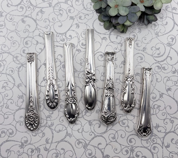 Crochet Hooks Vintage Silverplate Handles - Availability Ends 12/1