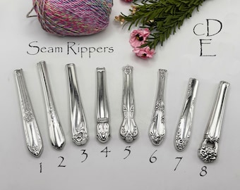 Seam Ripper Vintage Silverplate Sewing Crafting Quilting Tool Unique Antique  Mother's Day Gift