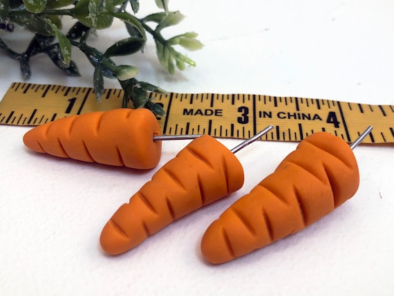 Large Snowman Carrot Noses: DIY Craft Wire Kit - Primitive Country Decor