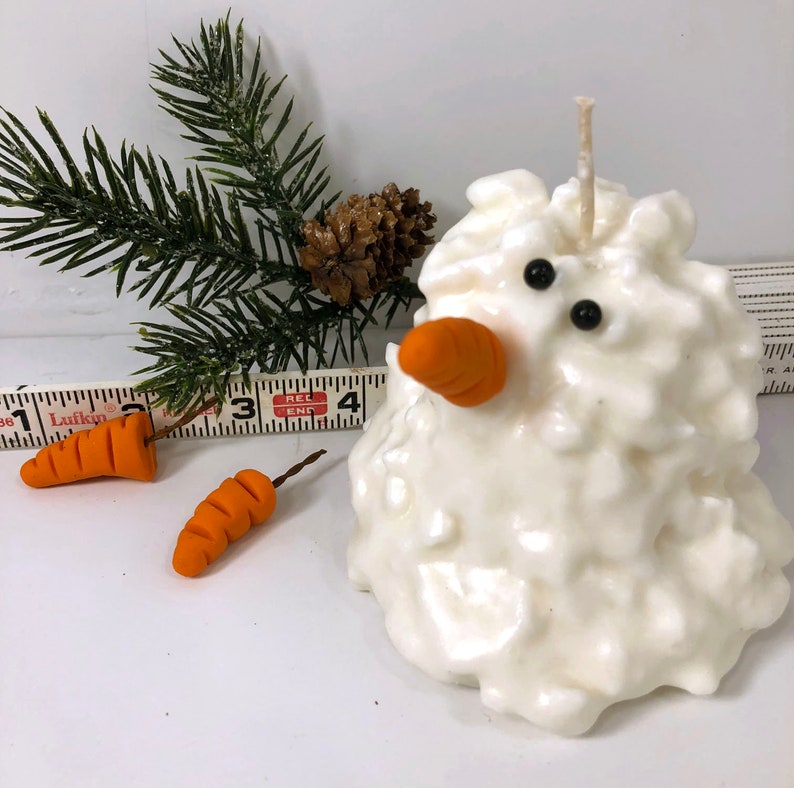 THREE Snowmen Snowman Nose Noses 1 Inch Craft Supplies Etsy