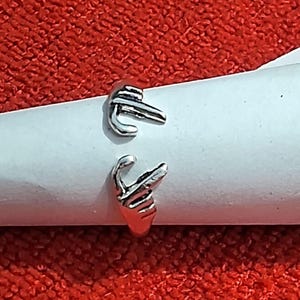 Sterling Silver Heart Ring: Dainty Love Jewelry Gift