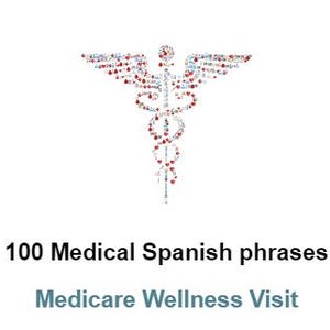 Spanish for MEDICARE WELLNESS Visit Doctor Nurse Practitioner Physician Assistant Spanish Printable Bilingual Nursing Health Care Worker LPN