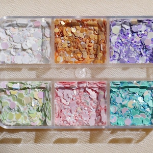 Hexagons & Dots Pearlescent Glitters