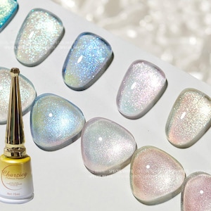 15ml Pearlescent Ultrafine Glitter Aurora Unicorn Nail Gel Polish