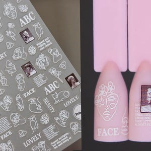 Minimalist Ultra -thin Abstract Nail Sticker