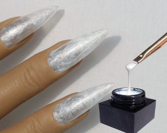 5ml White Pearlescent UV Gel