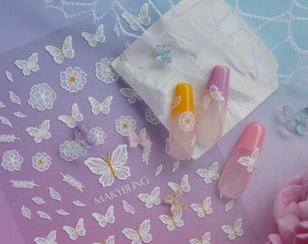 Milky Fairy Tale Nail Stickers