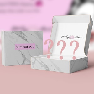 Mystery Nail Box Exploring Box dla niej, Surprise Box dla miłośników paznokci, Surprise Gift Box naklejka na paznokcie, naklejka na paznokcie, zdobienie paznokci, artykuły do paznokci