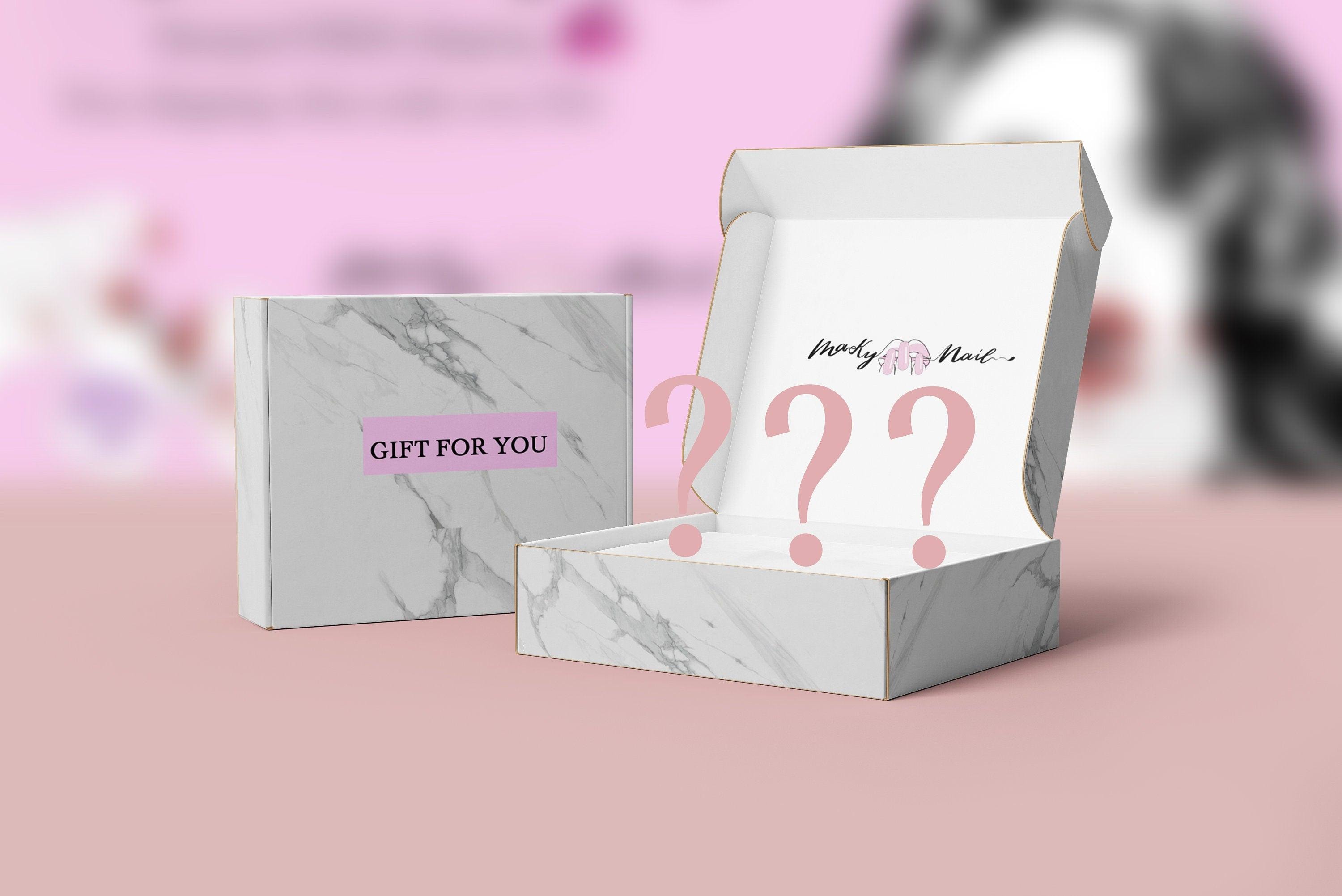 Mystery Nail Art Box: Surprise DIY Nail Stickers, Charms & Supplies