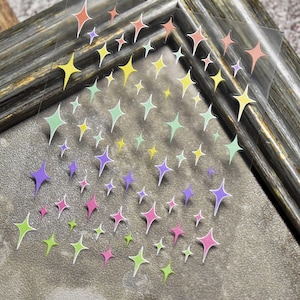 Twinkle, Twinkle, little star nail sticker