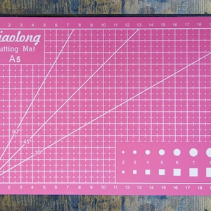 A5 20x13cm Pink Cutting Board