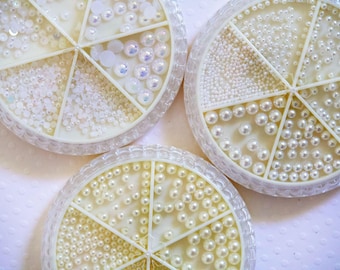 Multi-size Very Tiny Round Pearls for Nail Decals