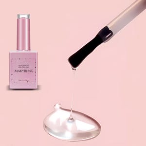 Gel UV autonivelante transparente de 15 ml: remojo para extensiones de uñas