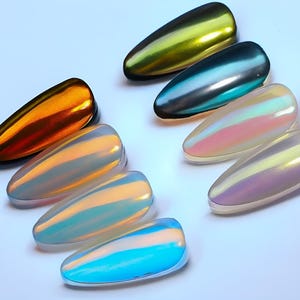 Perłowy chromowany proszek do paznokci Glazurowane paznokcie Donut Moonlight Pigment