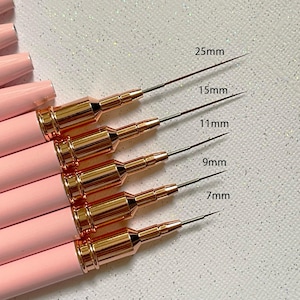 5cts Nail Brush Detailing Striping Nail Art Pen
