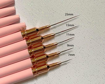 5cts Nail Brush Detailing Striping Nail Art Pen
