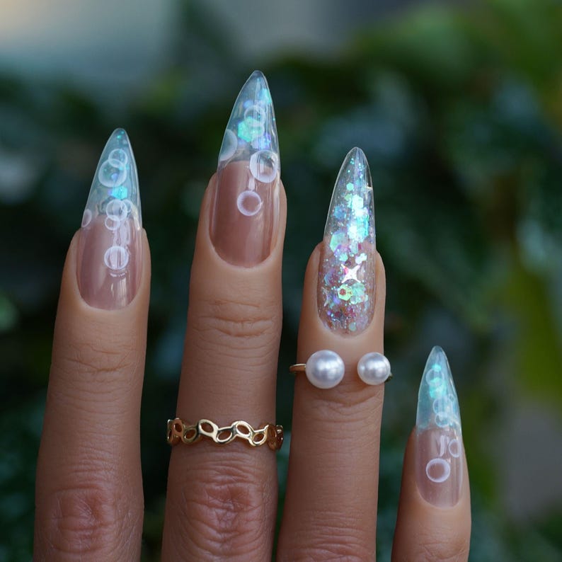 Bubbles nail sticker/ Ultra Thin 3D Globule Bubble Nail Art Stickers Self Adhesive Decals/ Manicure Pedicure supply