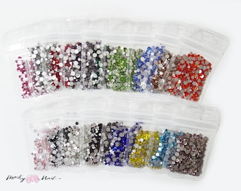 Glass Nail Rhinestones For Nails Art Decorations