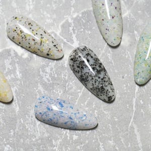 Marble Chalk Nail Powder Glitter