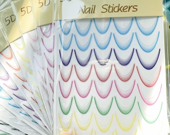 Pegatinas de uñas con degradado francés: Arte de uñas DIY con degradado dorado y plateado