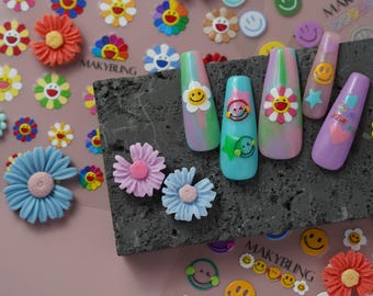 Nail Art-sticker Smile Face