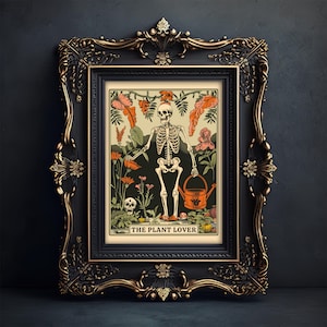 Pflanzenliebhaber Tarot Karte, Pflanzen Mutter Tarot Druck, Zimmerpflanzen Kunst, Topfpflanze Wand Kunst, Botanisches Tarot Dekor, Pflanzen Liebhaber Geschenkidee