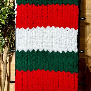 Handmade Christmas Throw Blanket
