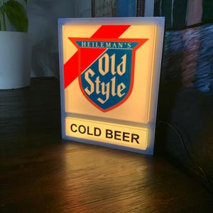 Tavern Sign Replica Light! Customizable!! One Sided desk / wall mount.