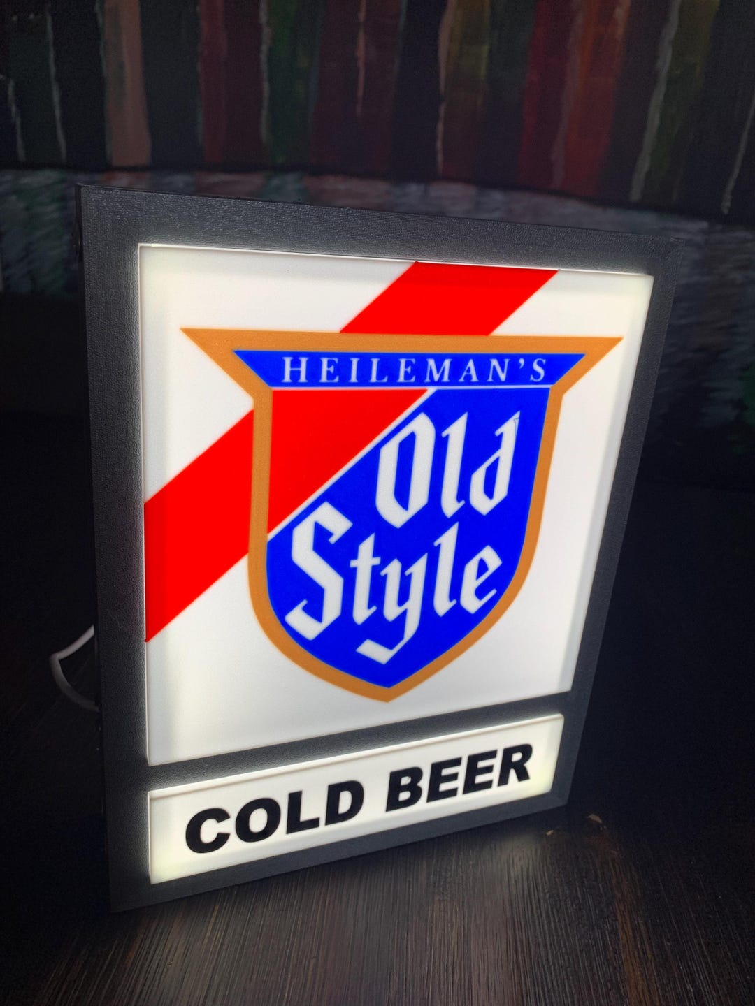 Out R Inn Bar Sign Old Style Outdoor Bar / Tavern Sign Lit Miniature. DOUBLE SIDED ...