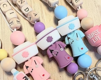 Personalised NHS Lanyard | Custom Name Doctor Nurse ID Badge Holder